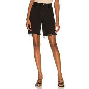 Lovers + Friends LF Devon High Rise 90's Denim Jean Shorts Size 26 in Black